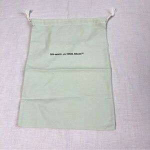 Off-White C/O Virgil Abloh Mint Green Drawstring Bag